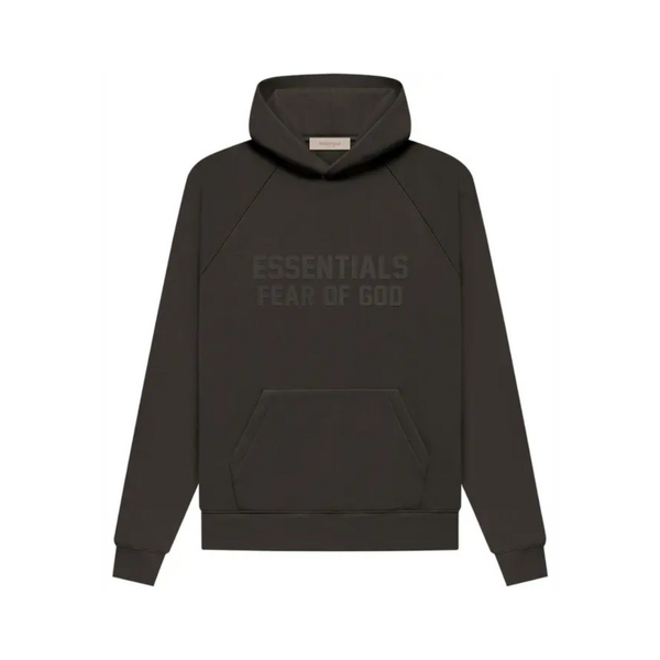 Fear of God Essentials Hoodie SS23 Off Black - reference