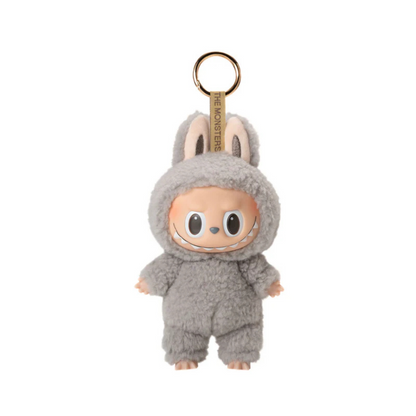 Pop Mart Labubu The Monsters Exciting Macarons Sesame Bean Vinyl Plush Pendant