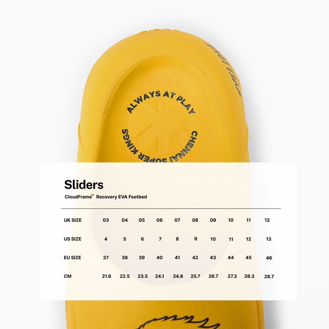 CSK x Ludic Slides Yellow Banana Chips