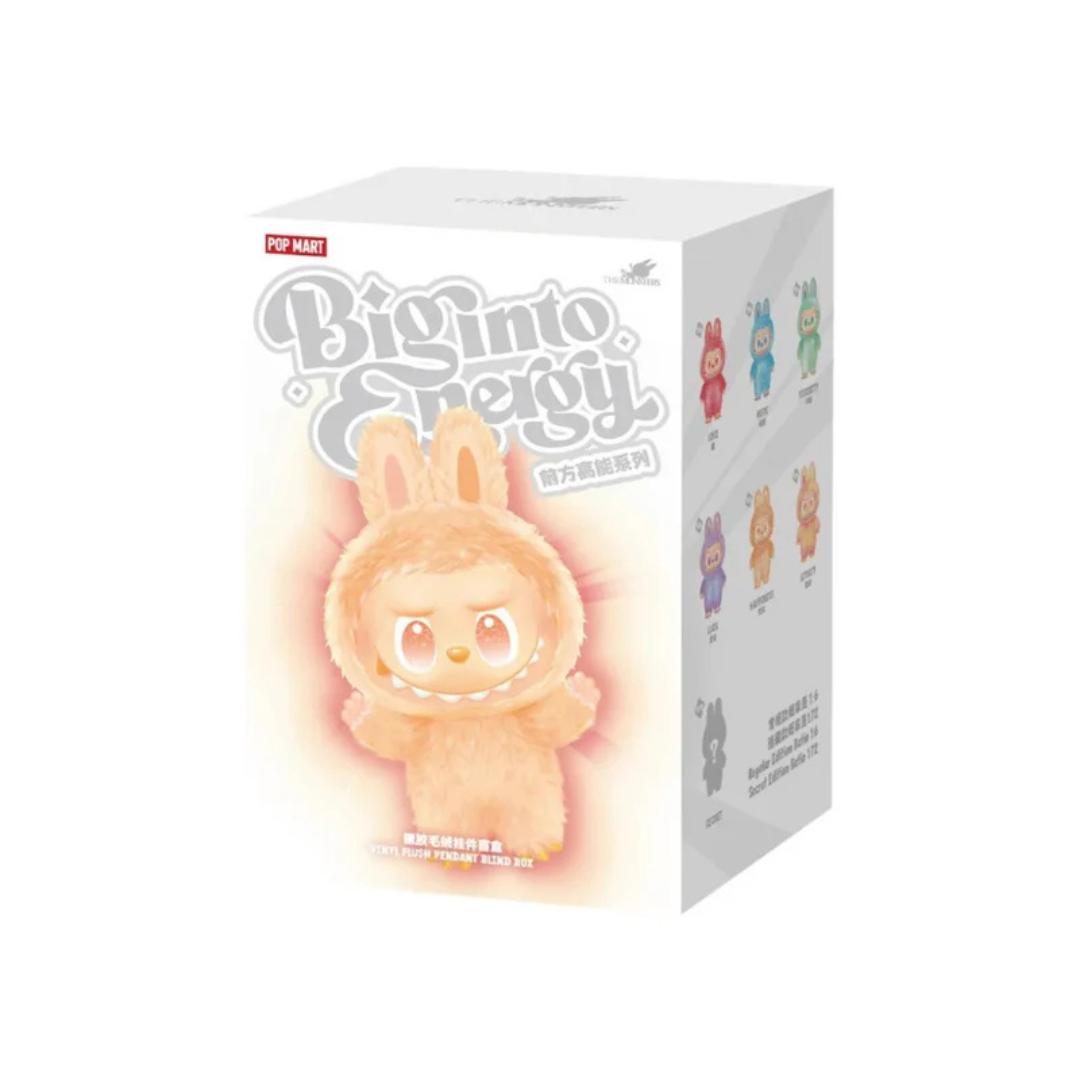 Pop Mart Labubu The Monsters Big Into Energy Series Vinyl Plush Pendant Sealed Case (Pack Of 1)