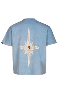 Kathnbenz Oversized Ice Blue T-Shirt - Azure