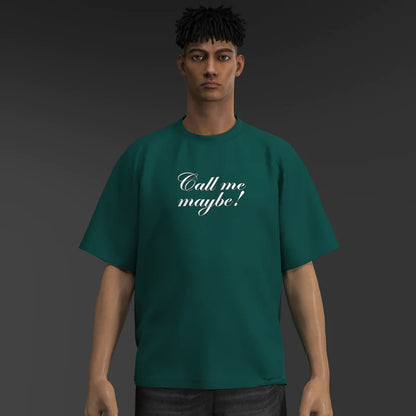 Flaws Call me by your name Green Oversize Tee