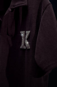 Klaimn Oversized Wine Polo - The Emblem