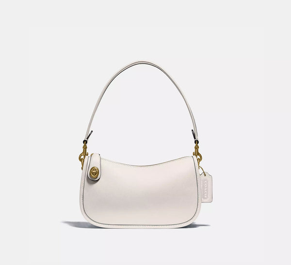 Swinger Bag - Chalk/Brass/Smooth Leather