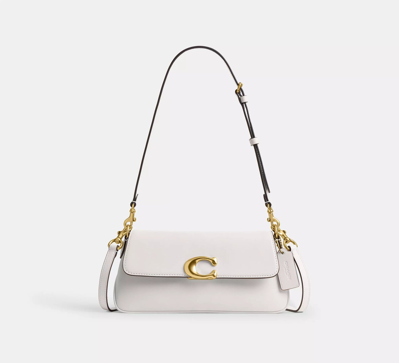 Coach Jet Shoulder Bag - Chalk/Brass/Smooth Leather