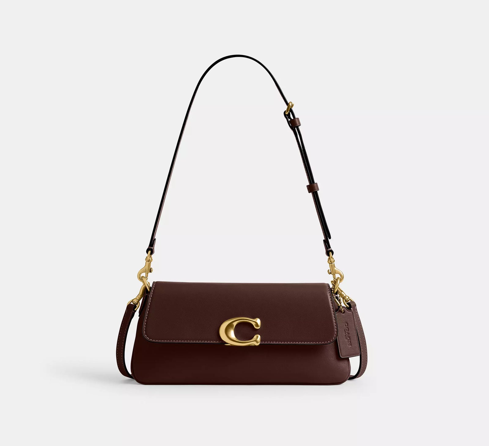 Coach Jet Shoulder Bag - Maple/Brass/Smooth Leather