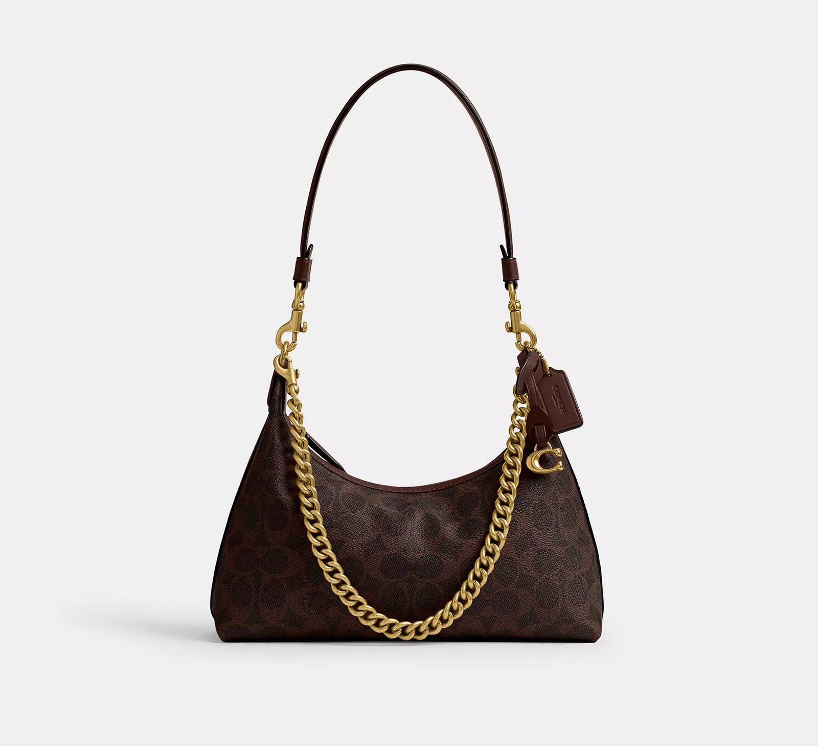 Coach Juliet Shoulder Bag 25 In Signature Canvas - Maple/B4/Coated Canvas