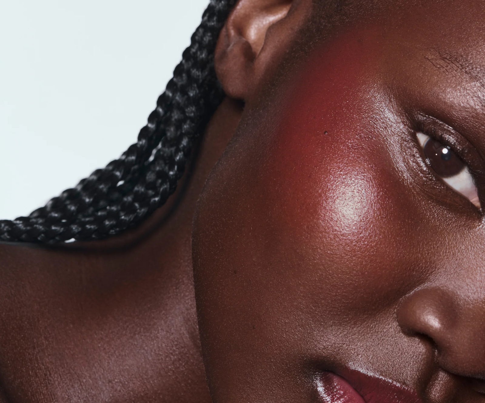 Rhode Pearly Warm Red Pocket Blush - Candy Apple