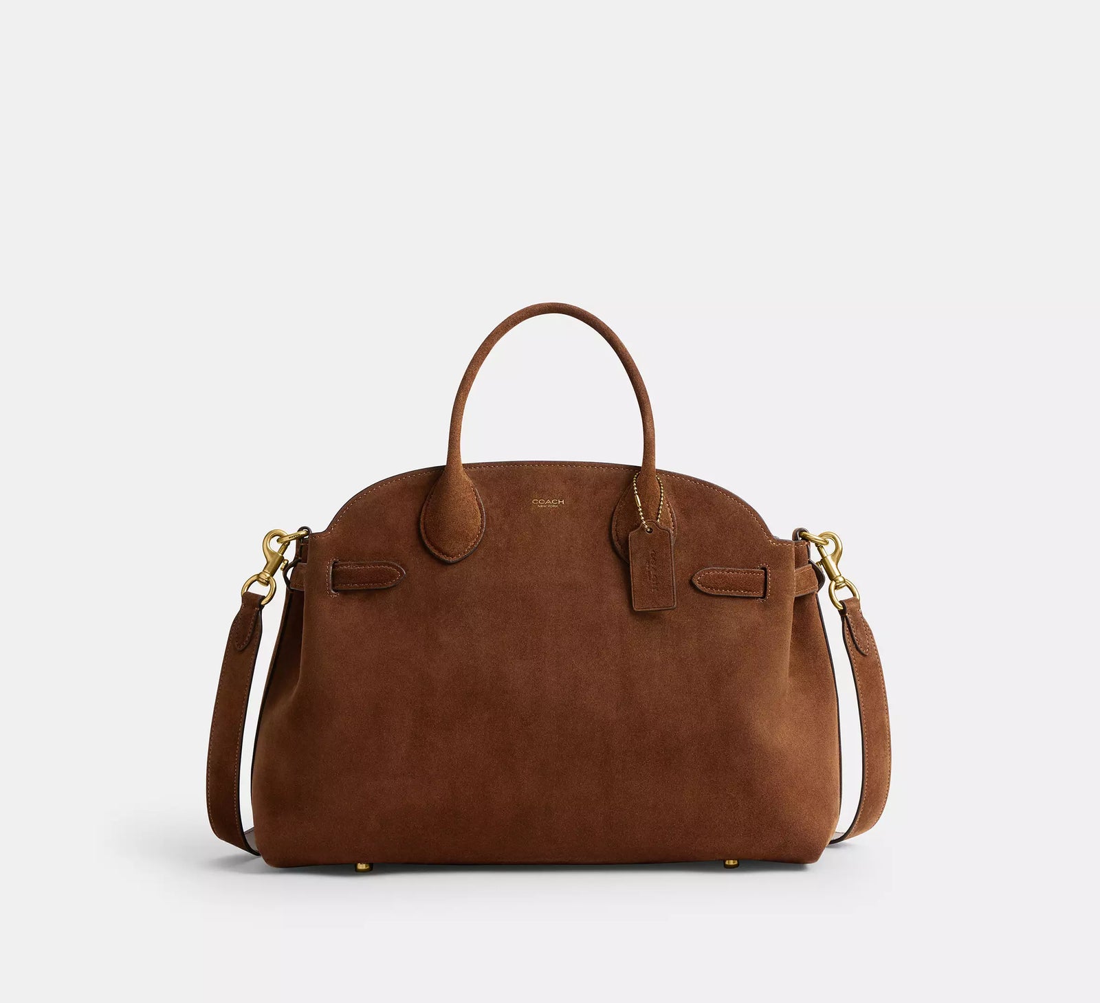 Coach Soft Empire Carryall Bag 40 - Warm/Brass/Suede