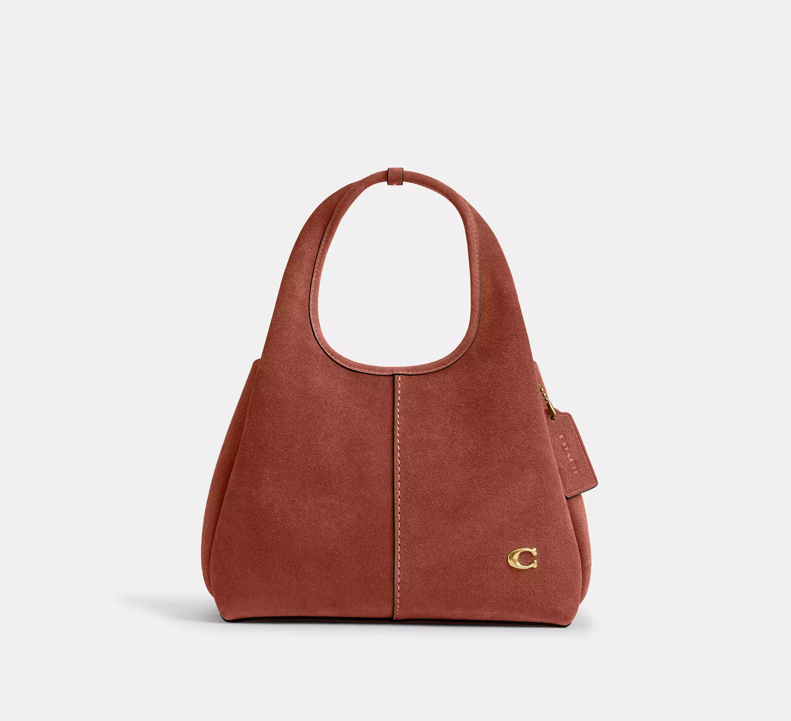 Coach Lana Shoulder Bag 23 - Clay/Brass/Suede