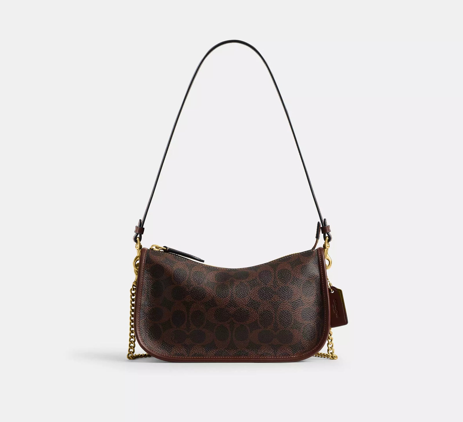 Waverly Bag In Signature Canvas - Maple/Brass/Coated Canvas