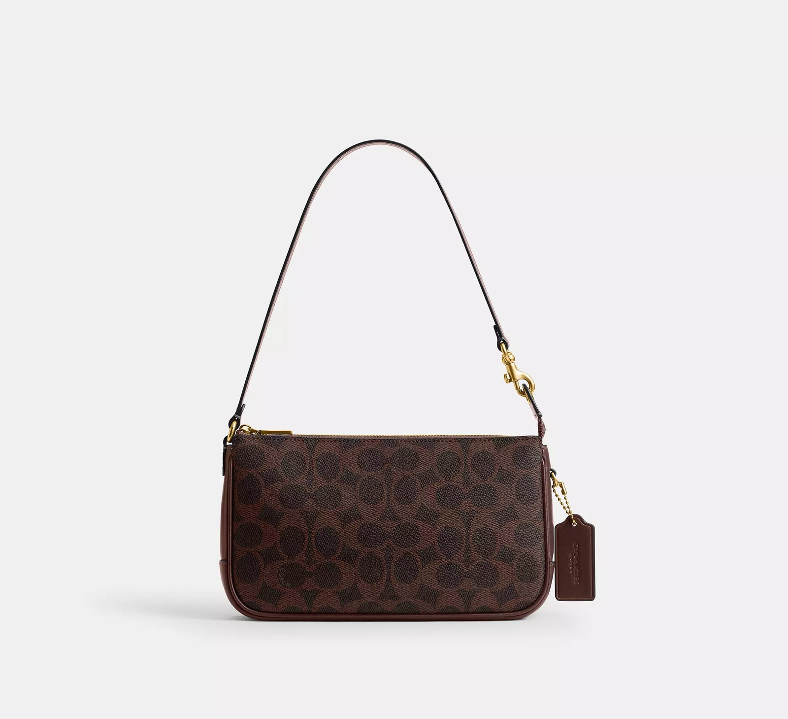 Plaza Bag In Signature Canvas - Maple/Brass/Coated Canvas