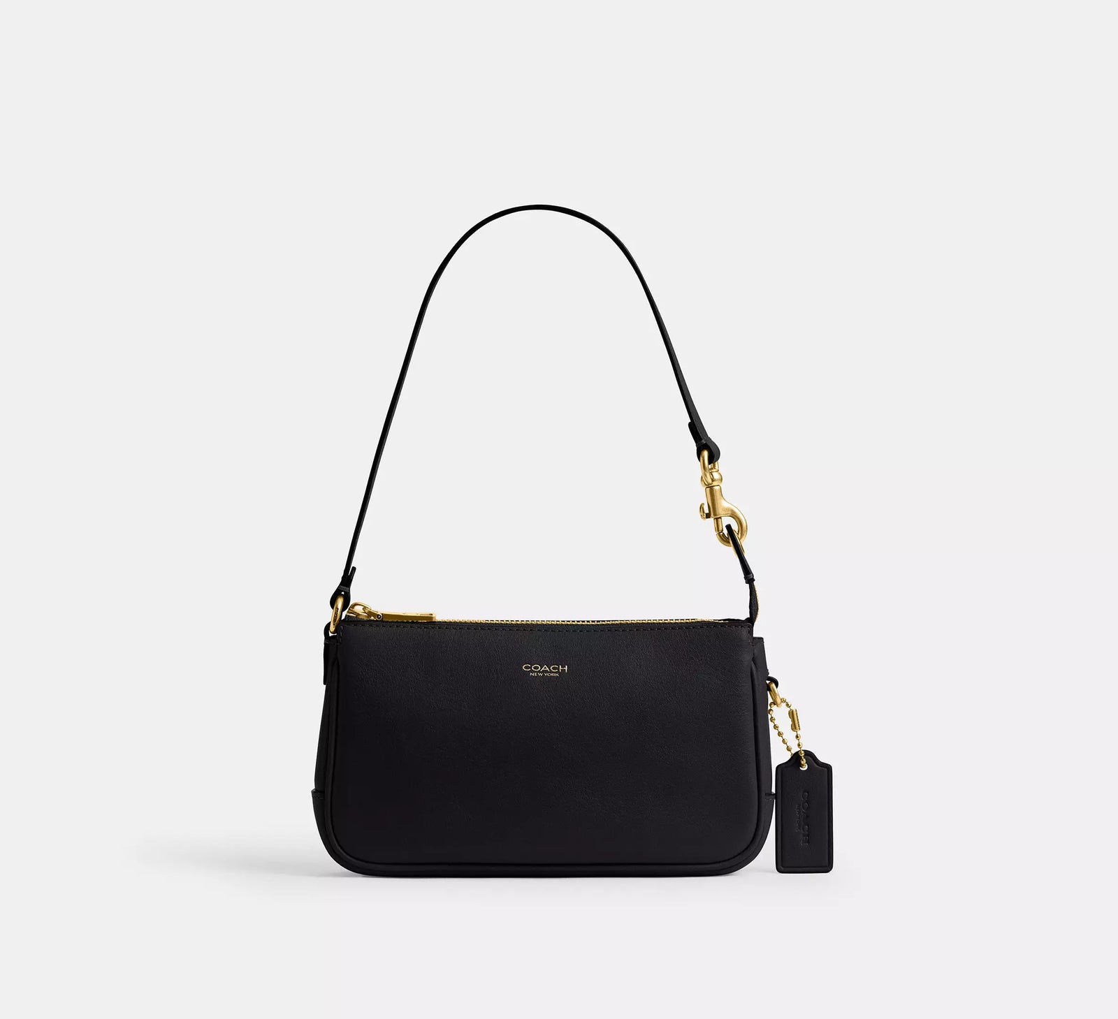 Plaza Bag 18 - Black/Brass/Natural Grain Leather