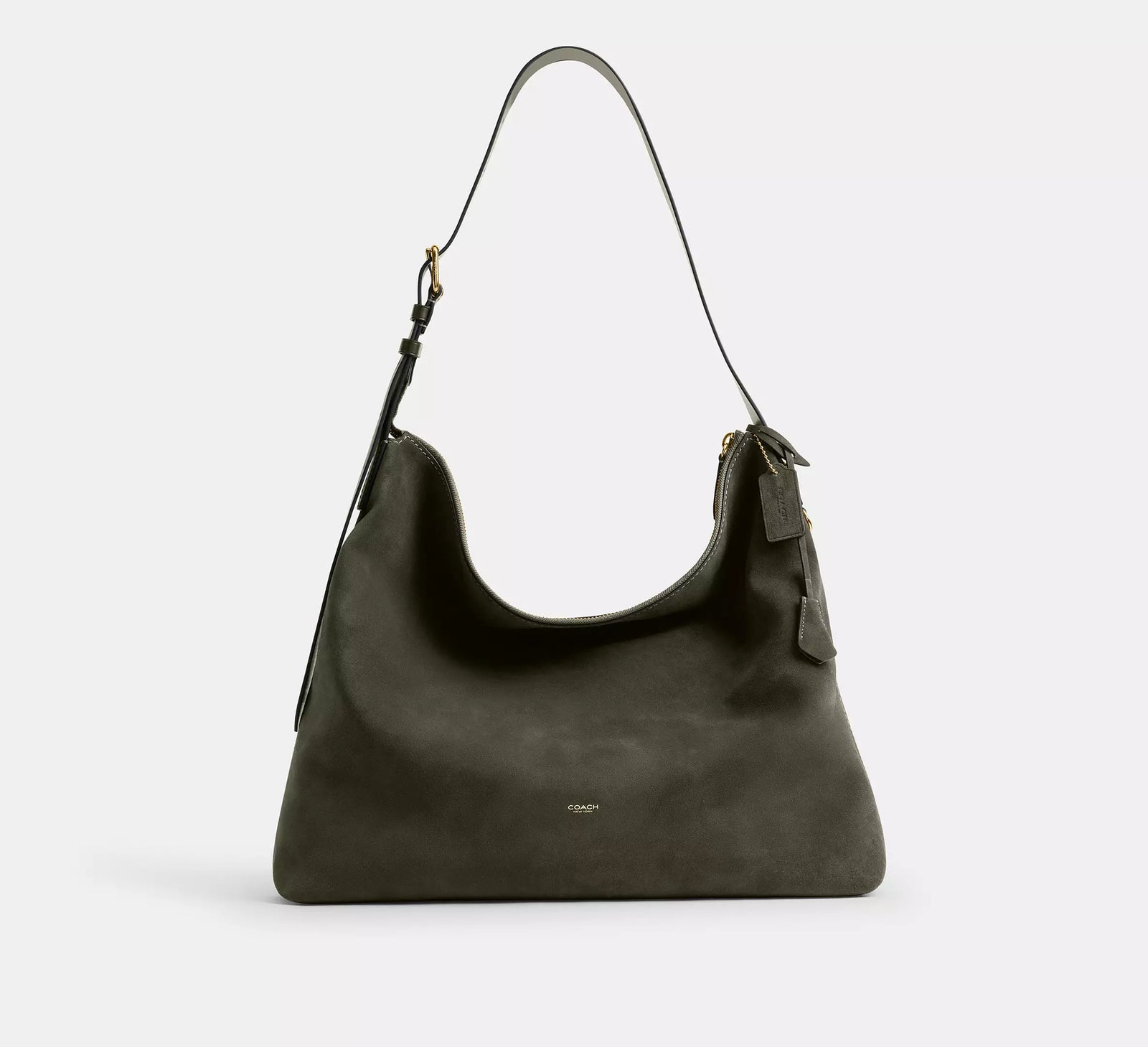 Coach Mott Messenger Bag - Olive/Suede