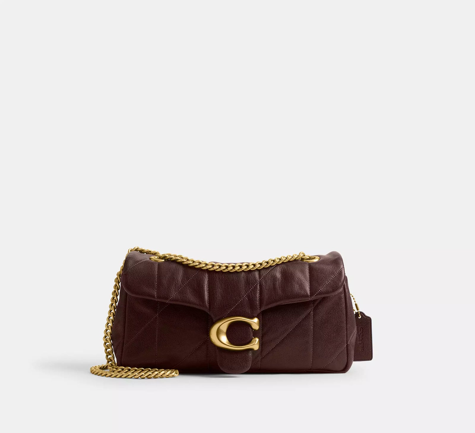 Coach Tabby Shoulder Bag 26 With Quilting - Maple/Brass/Smooth Leather