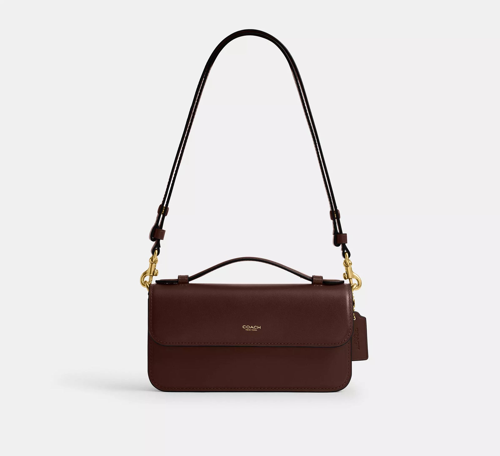 Coach New York Elora Top Handle Bag - Maple/Brass