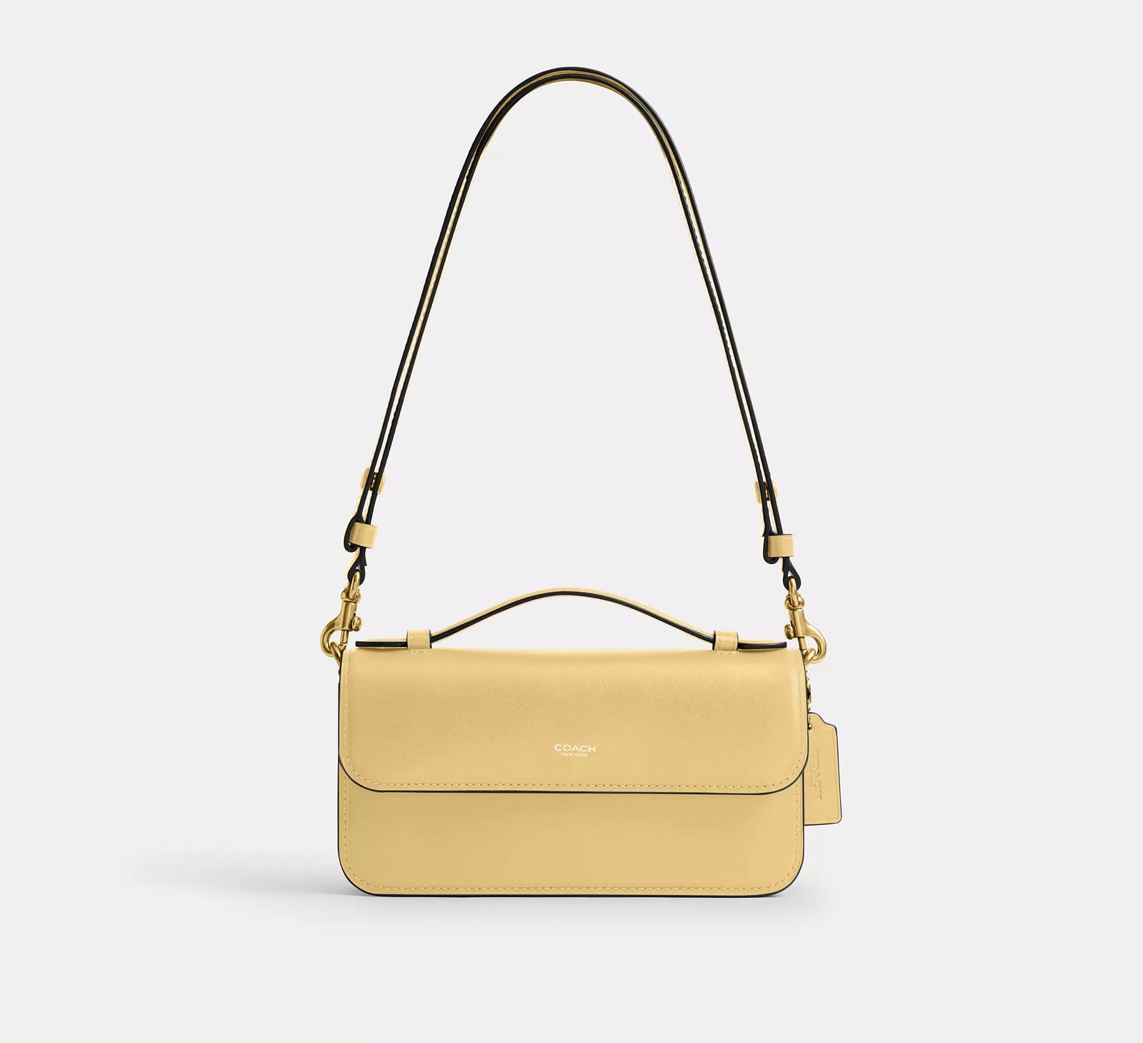 Coach New York Elora Top Handle Bag - Vanilla/Brass