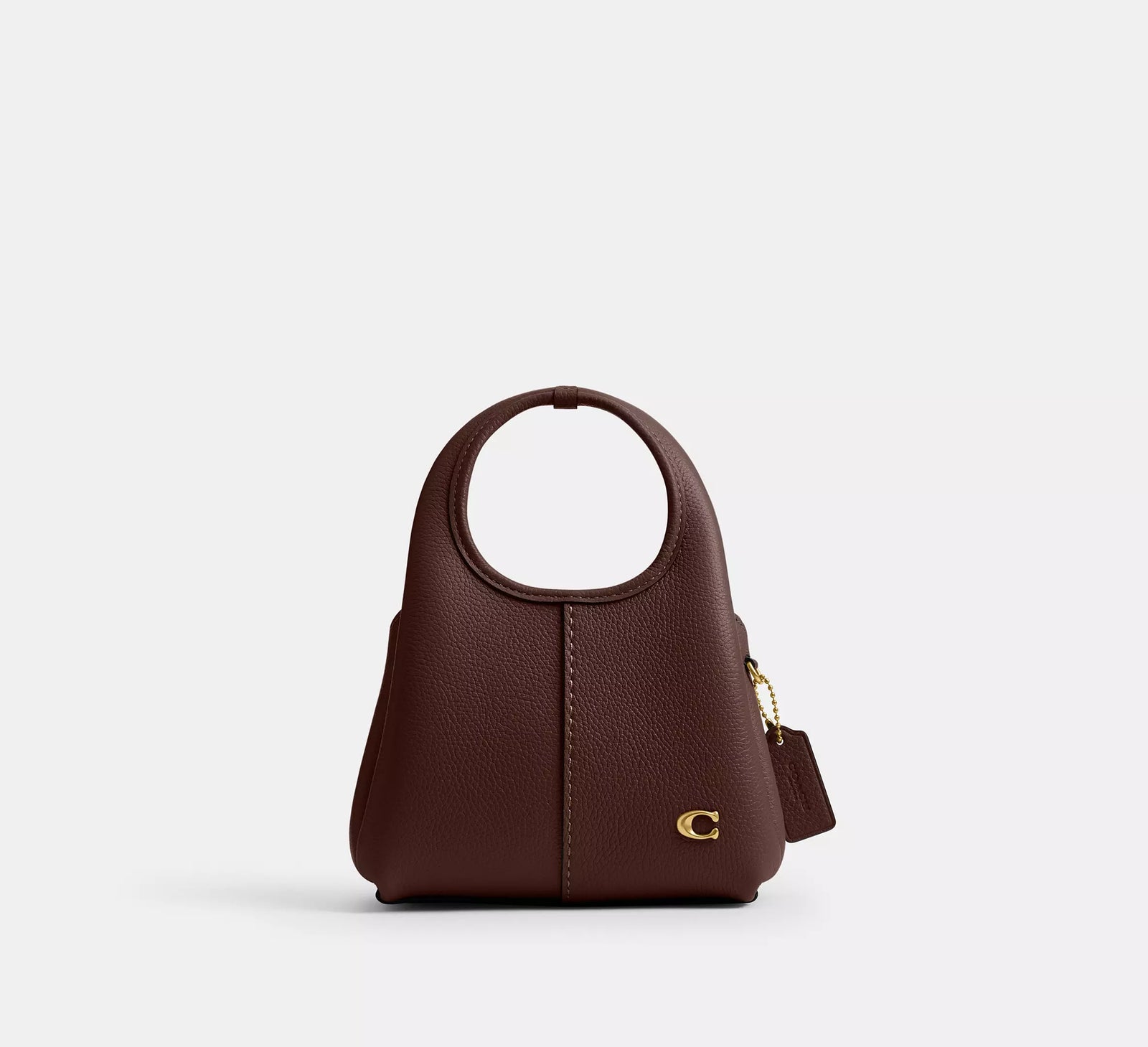 Coach Lana Shoulder Bag 19 - Maple/Brass/Polished Pebble Leather
