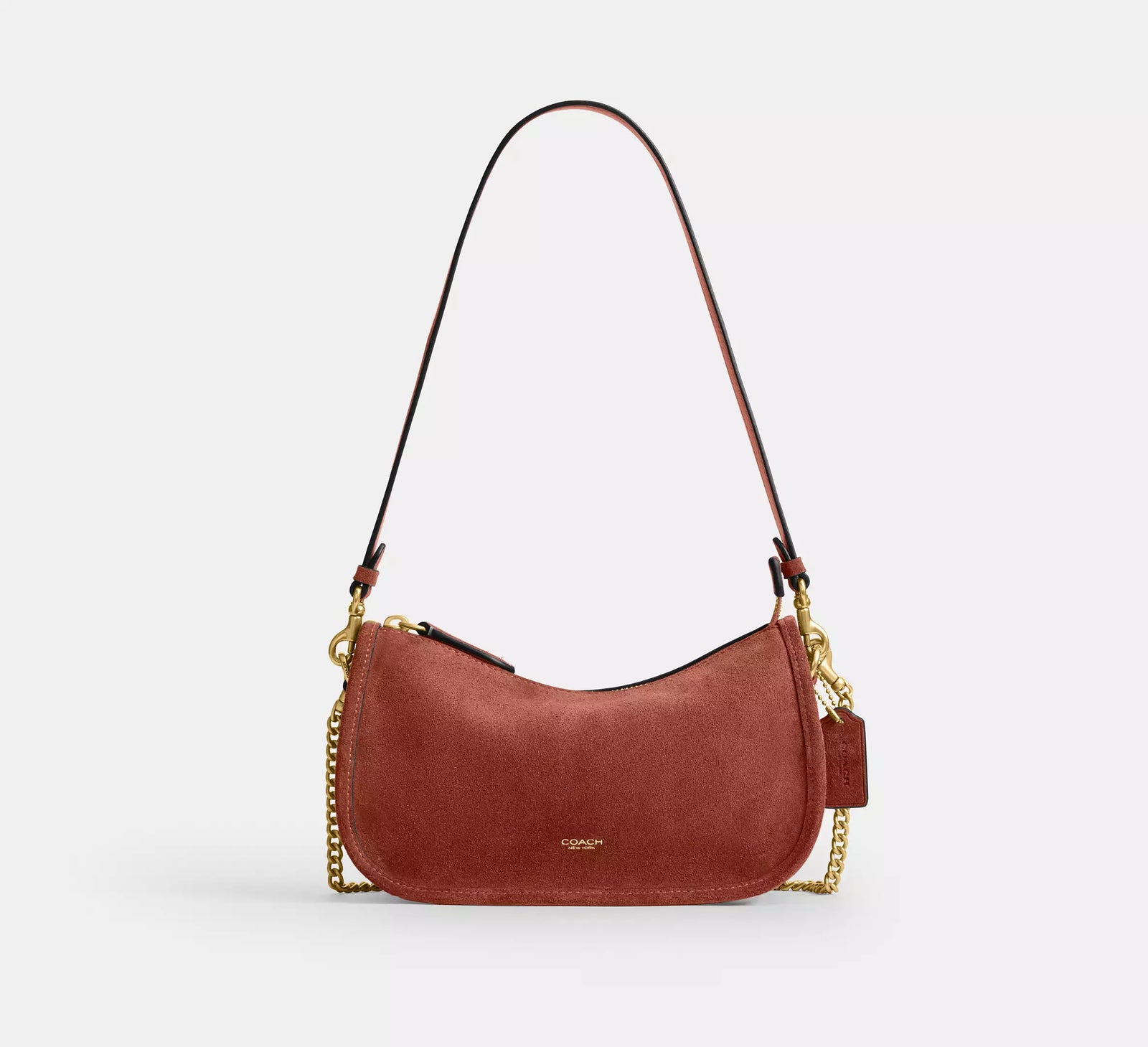Waverly Bag - Clay/Brass/Suede