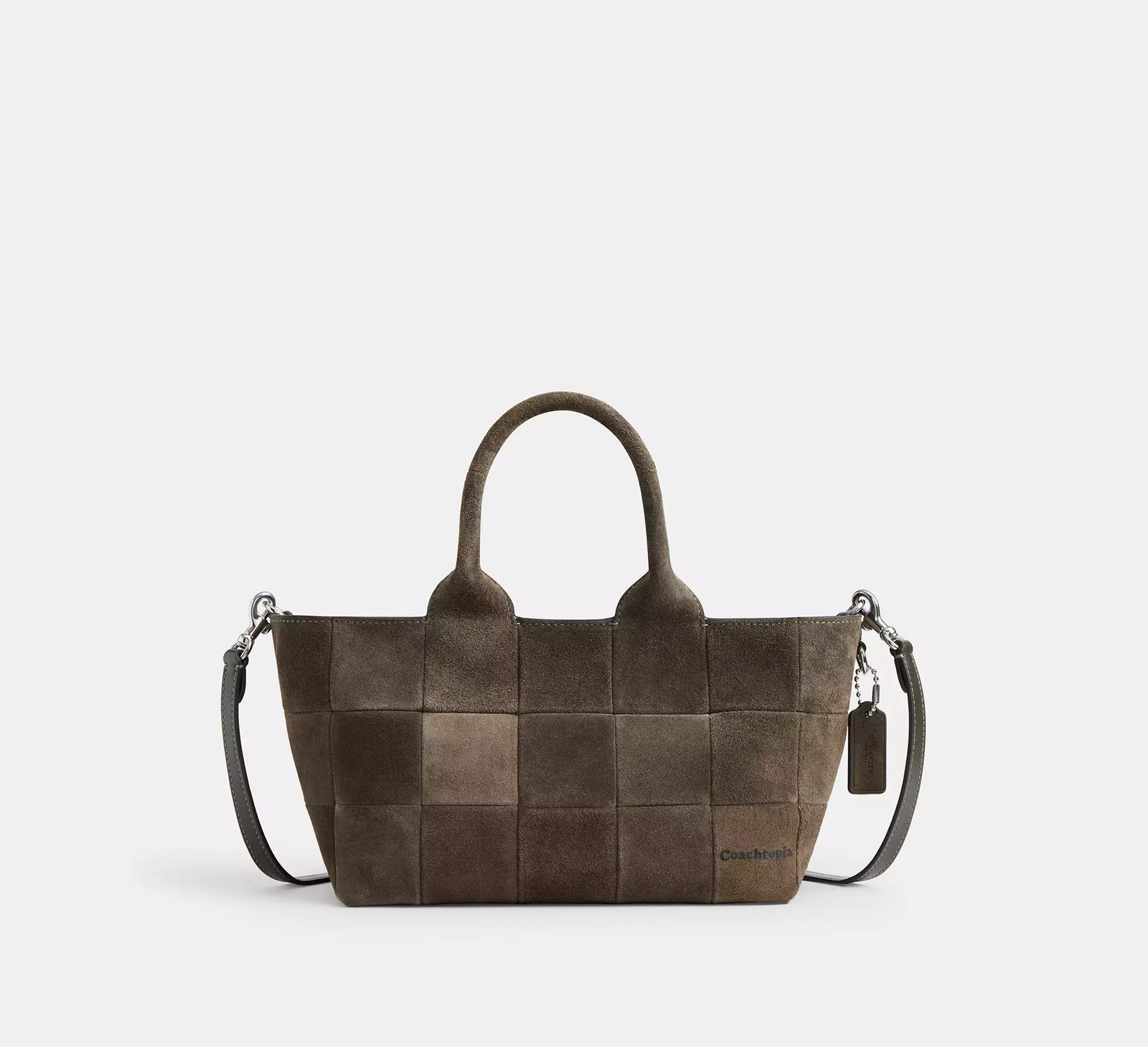 Coach Alter/Ego Small Tote Bag - Olive Suede