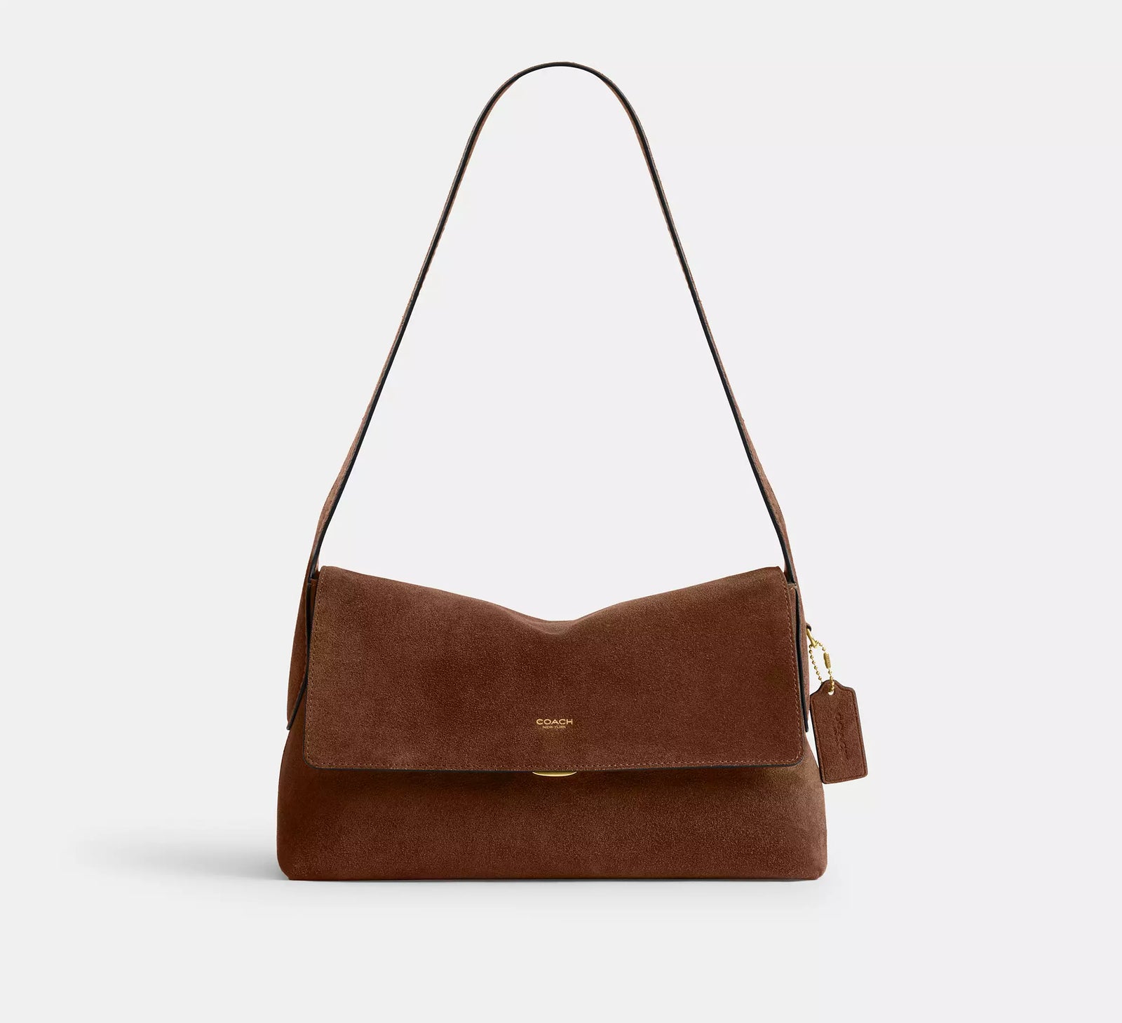 Chelsea Shoulder Bag 30 - Warm Brown/Brass