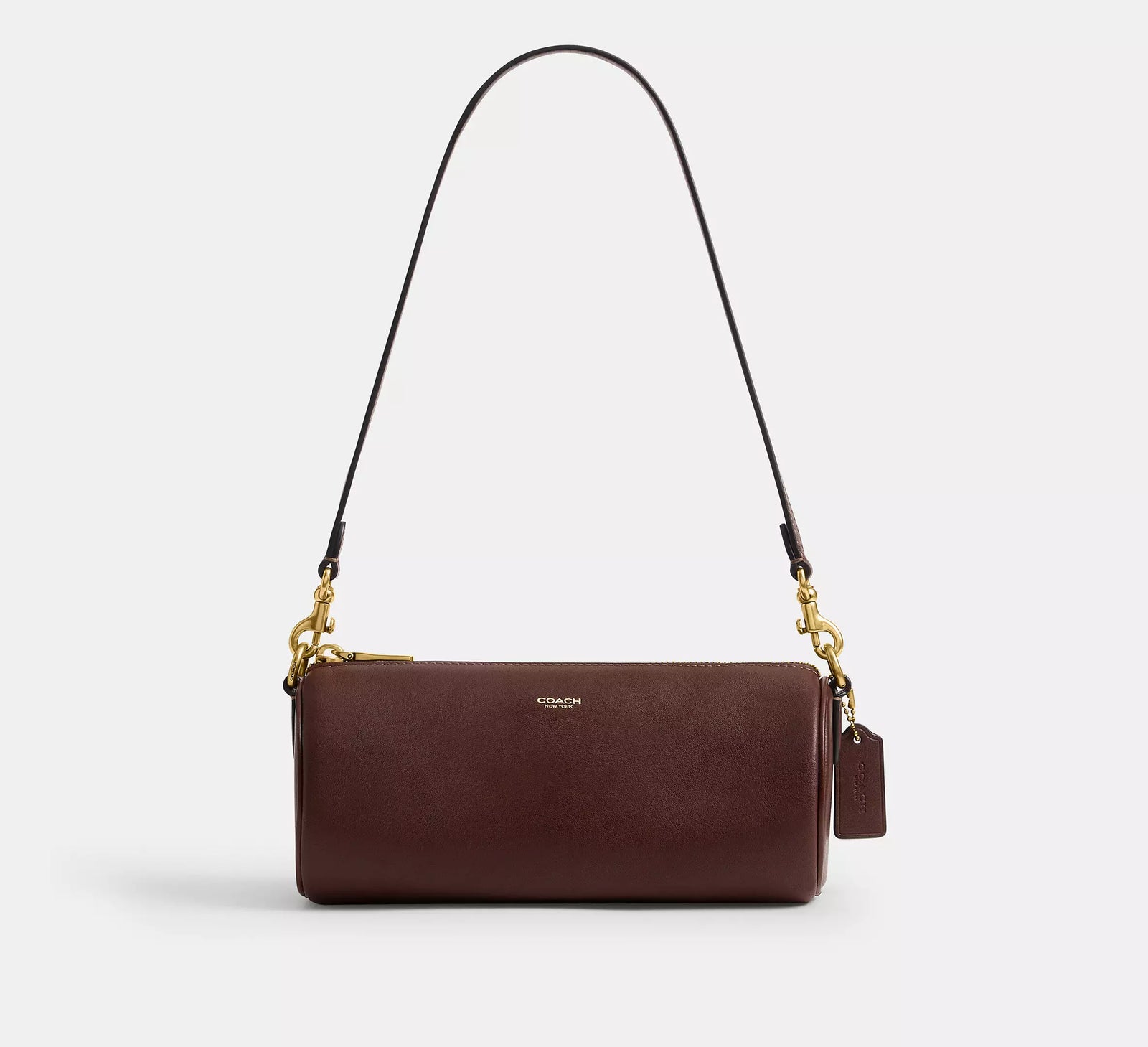 Coach Barrel Bag - Maple/Brass/Natural Grain Leather