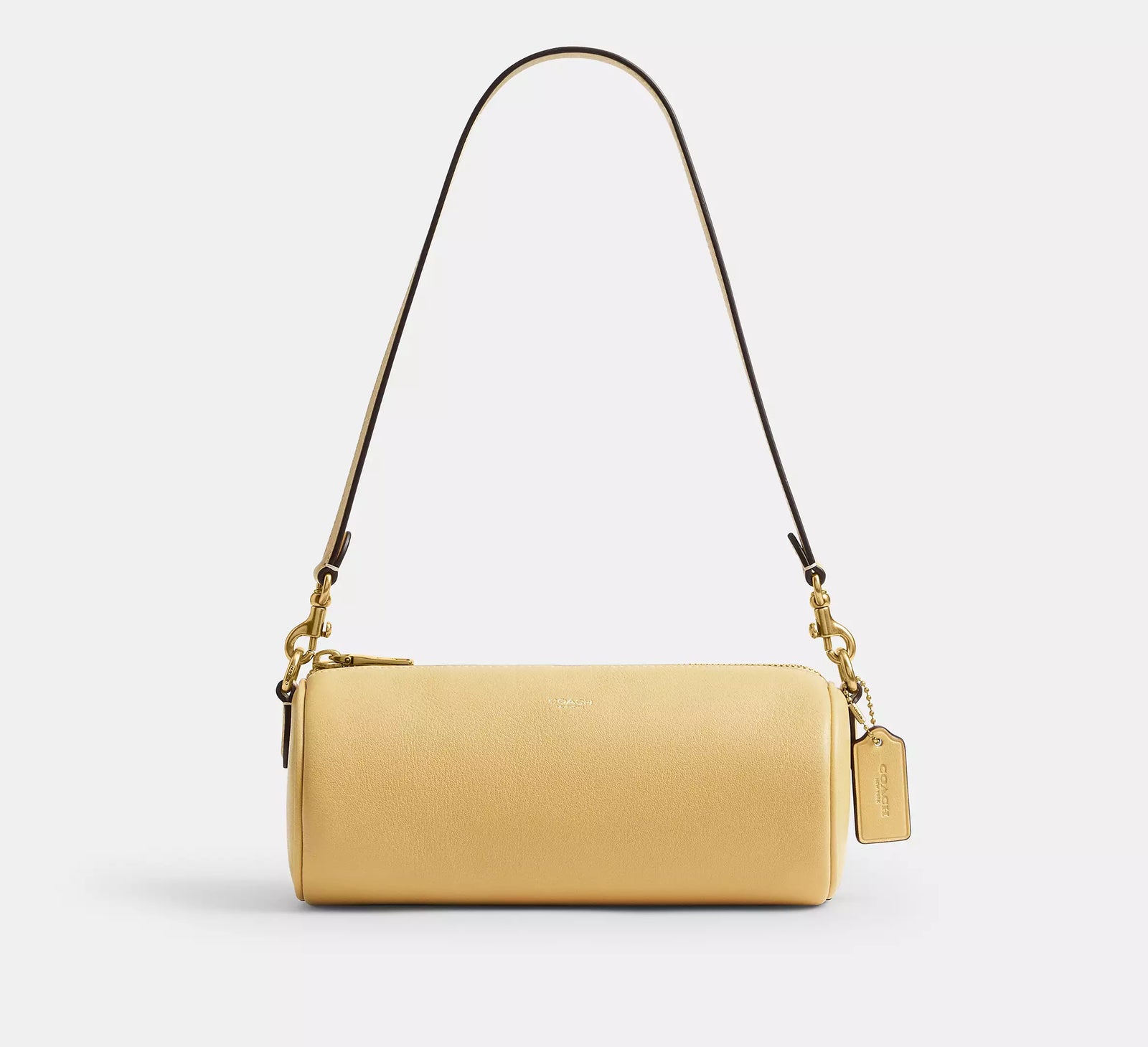 Coach Barrel Bag - Vanilla/Brass/Natural Grain Leather