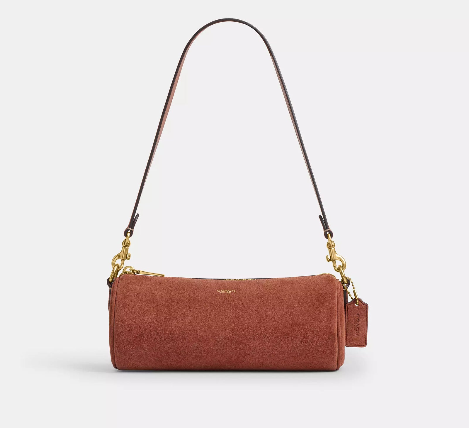 Coach Barrel Bag - Clay/Brass