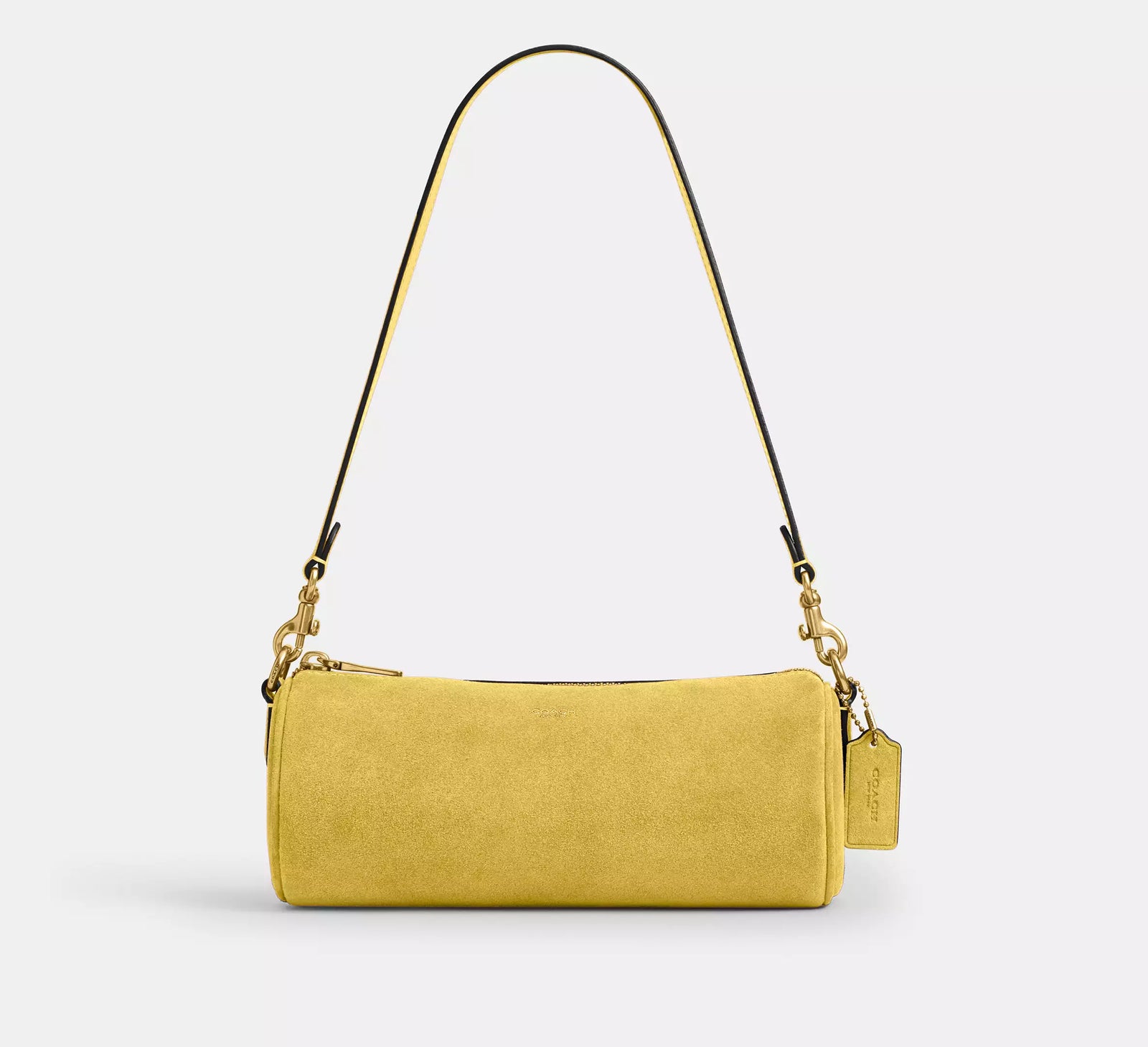Coach Barrel Bag - Light Citron/Brass