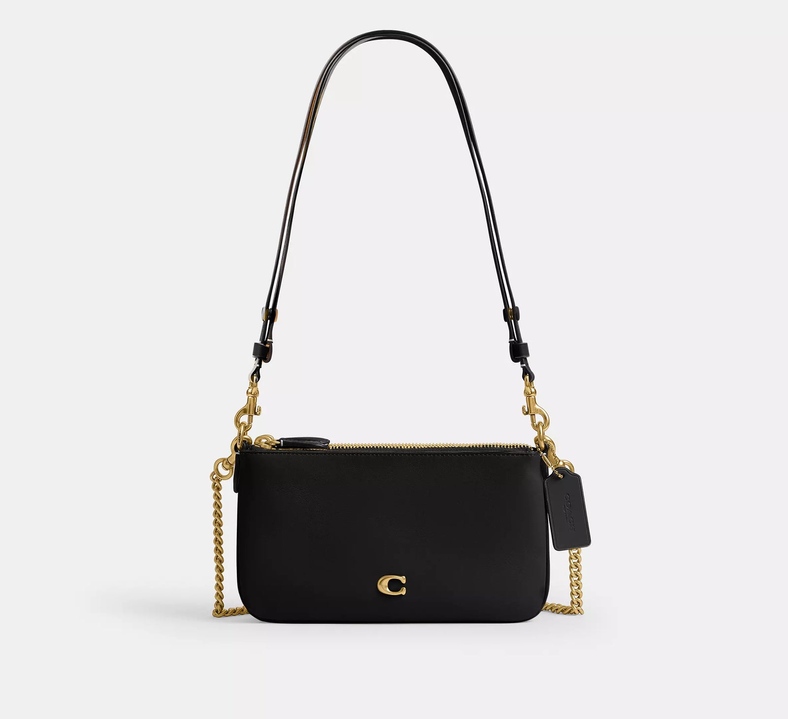 Audrey Crossbody Bag - Black/Brass