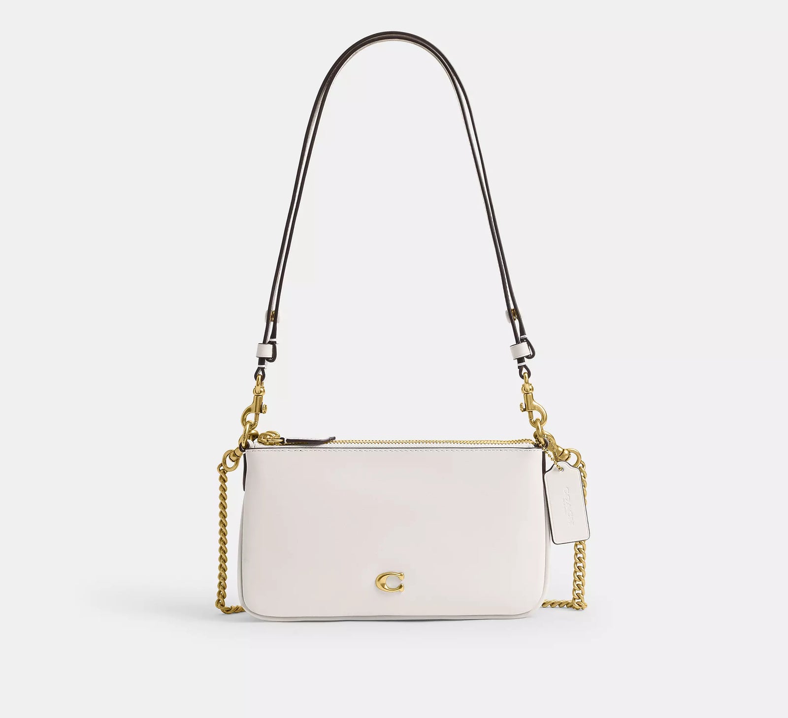 Audrey Crossbody Bag - Chalk/Brass