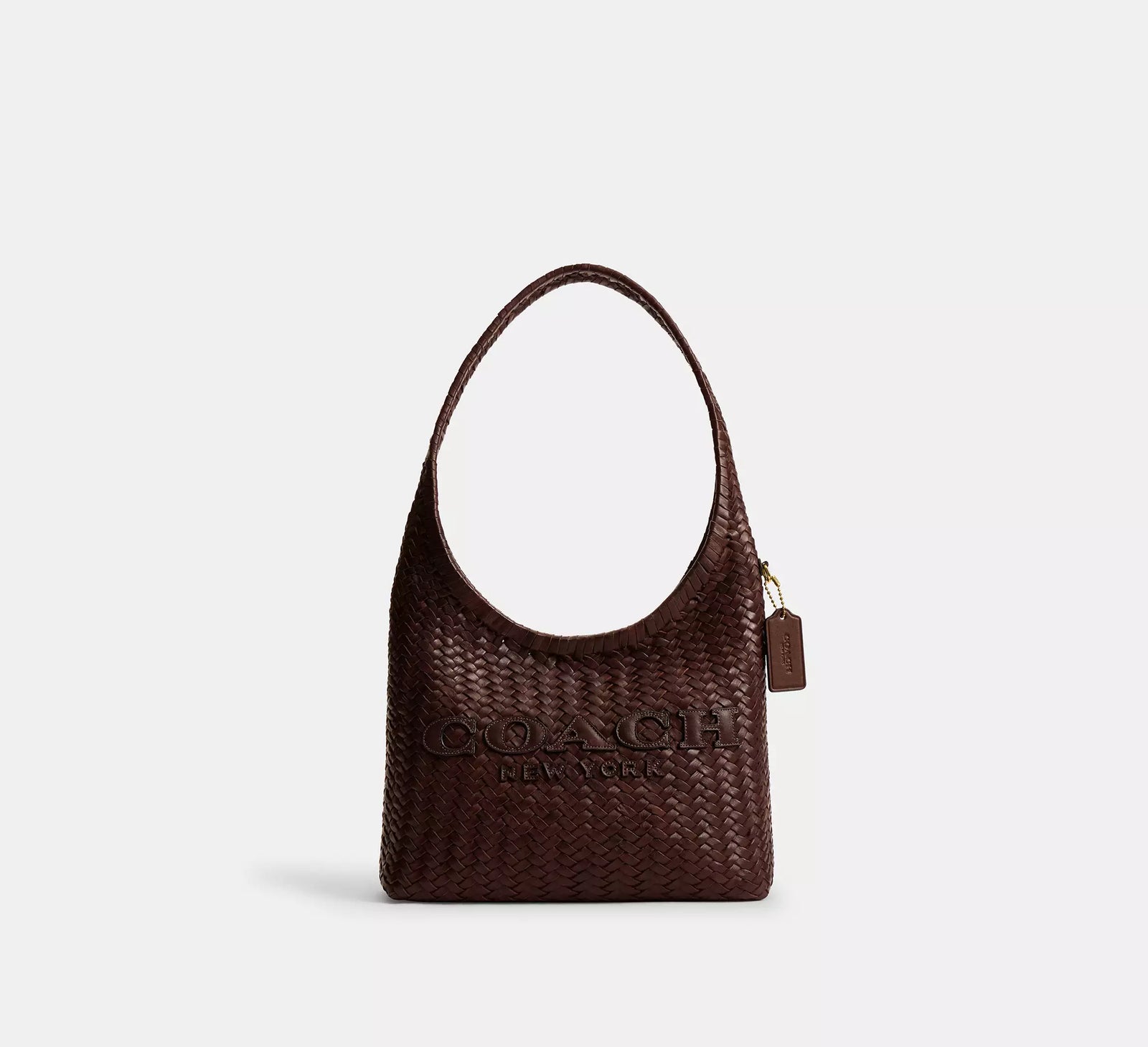 Brooklyn Shoulder Bag 28 - Maple/Brass