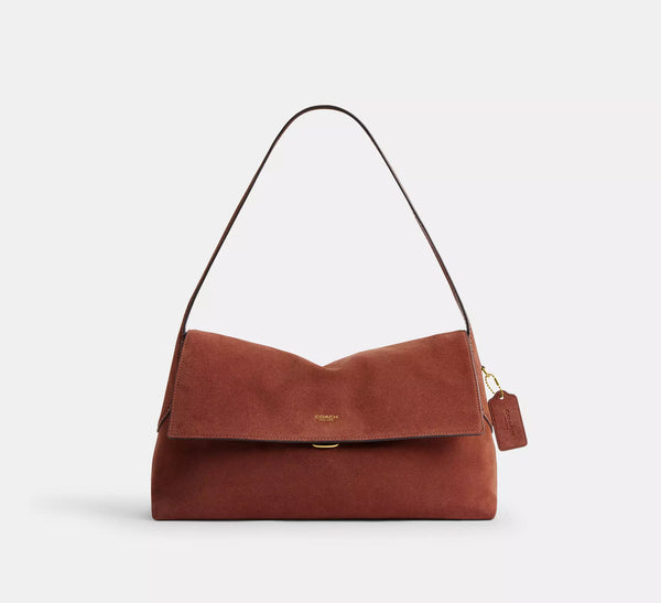 Coach Chelsea Shoulder Bag 36 - Clay/Brass/Suede