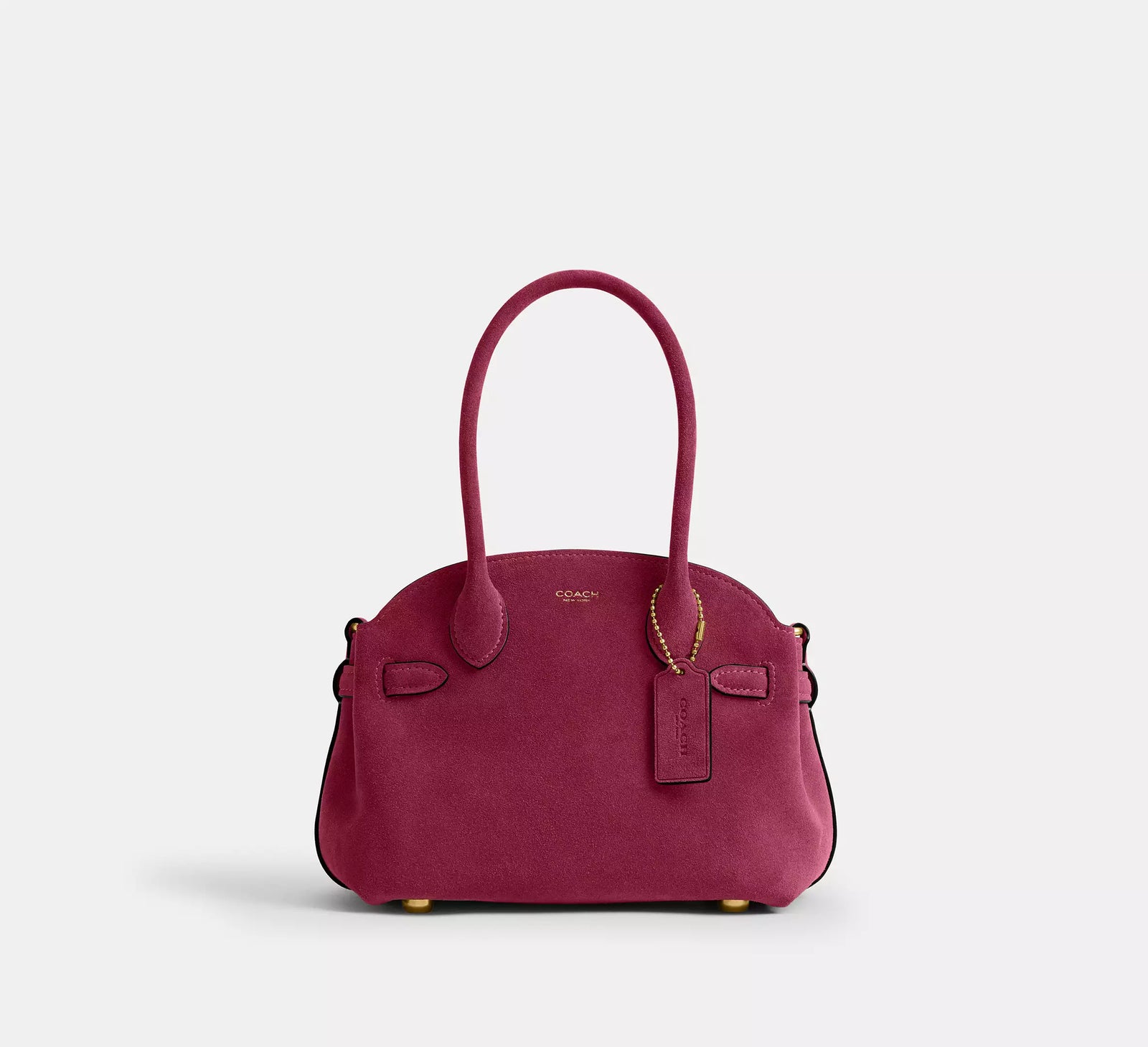 Coach Soft Empire Carryall Bag 21 - Dark Fuchsia/Brass