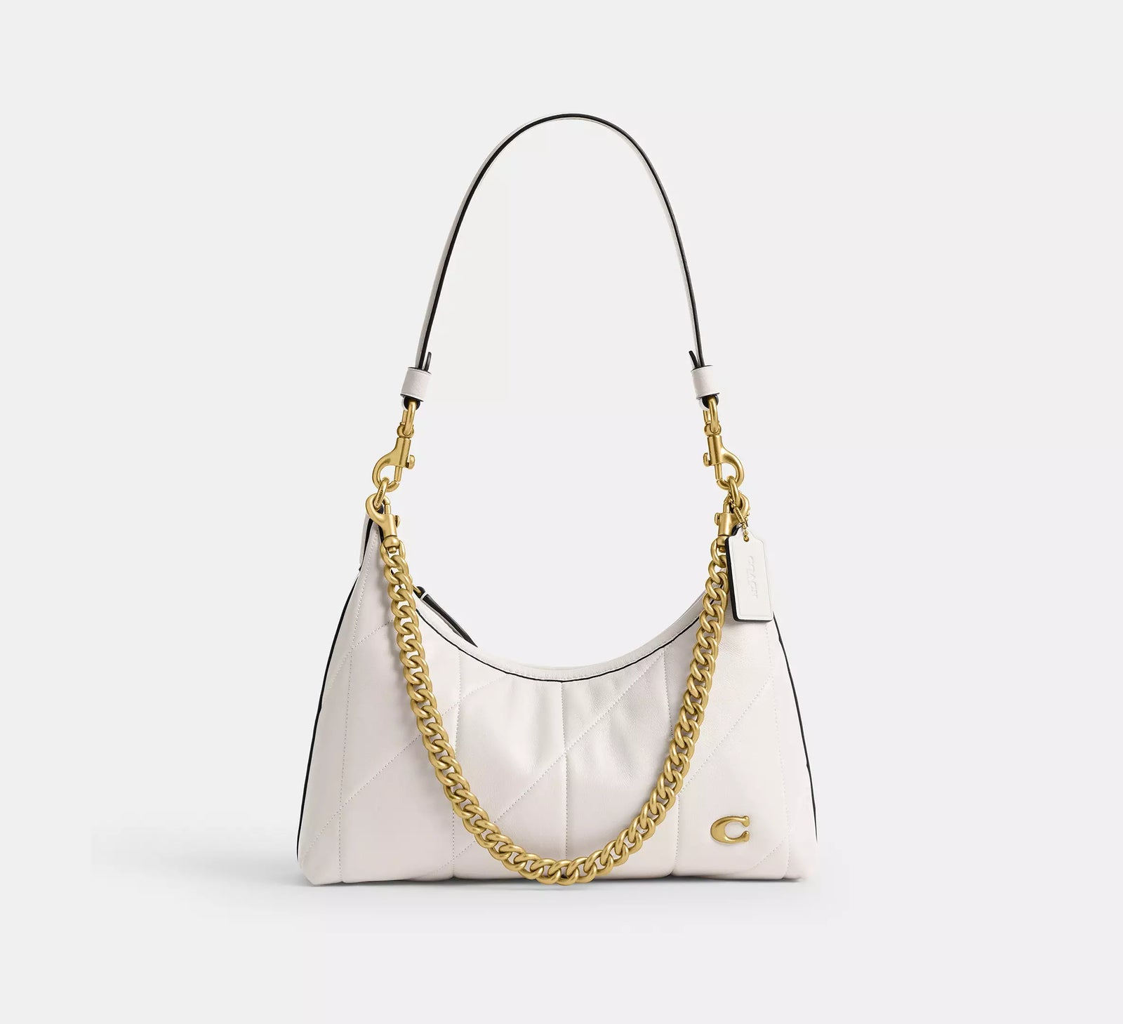 Coach Juliet Shoulder Bag 25 With Quilting - Chalk/Brass