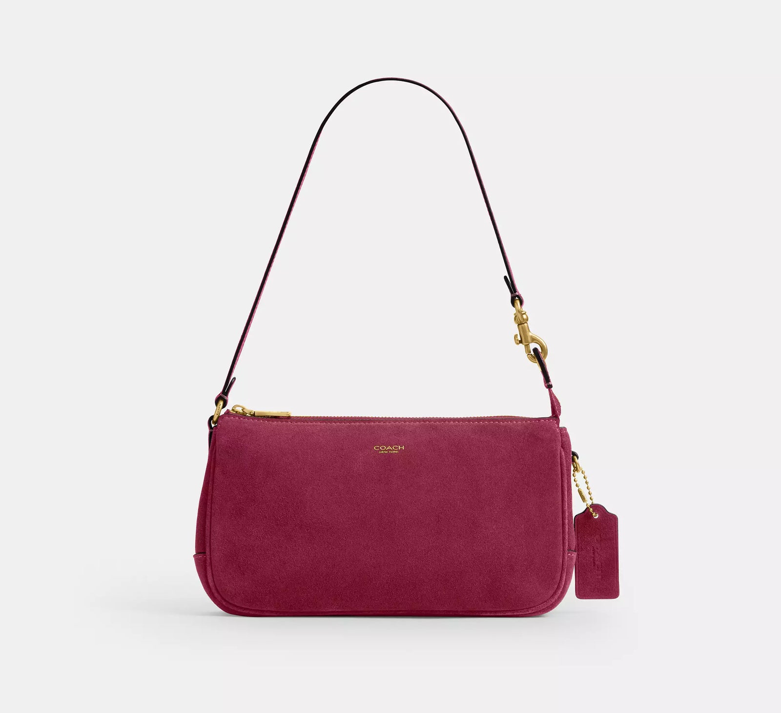 Plaza Bag - Dark Fushsia/Brass