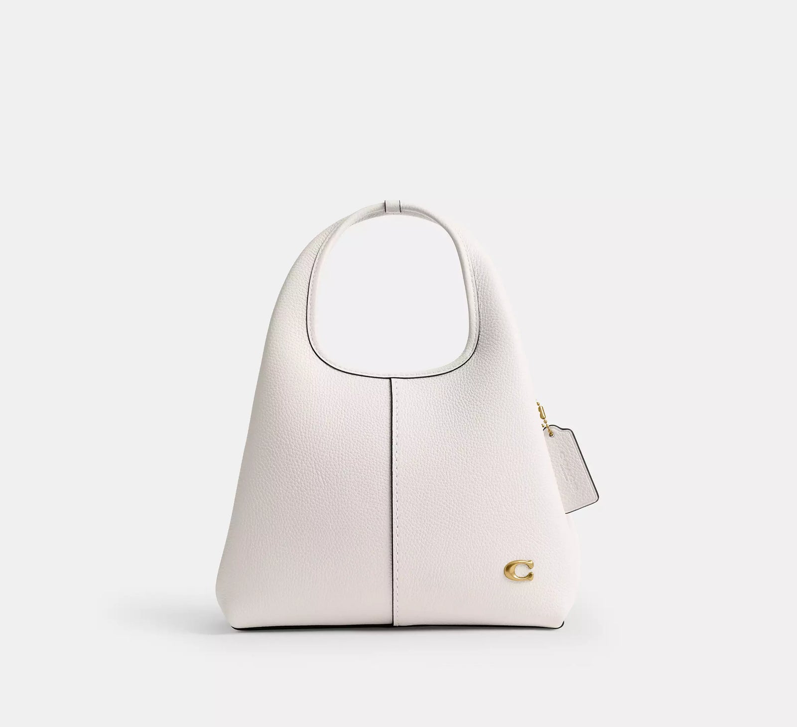 Coach Lana Shoulder Bag 23 - Chalk/Brass/Polished Pebble Leather