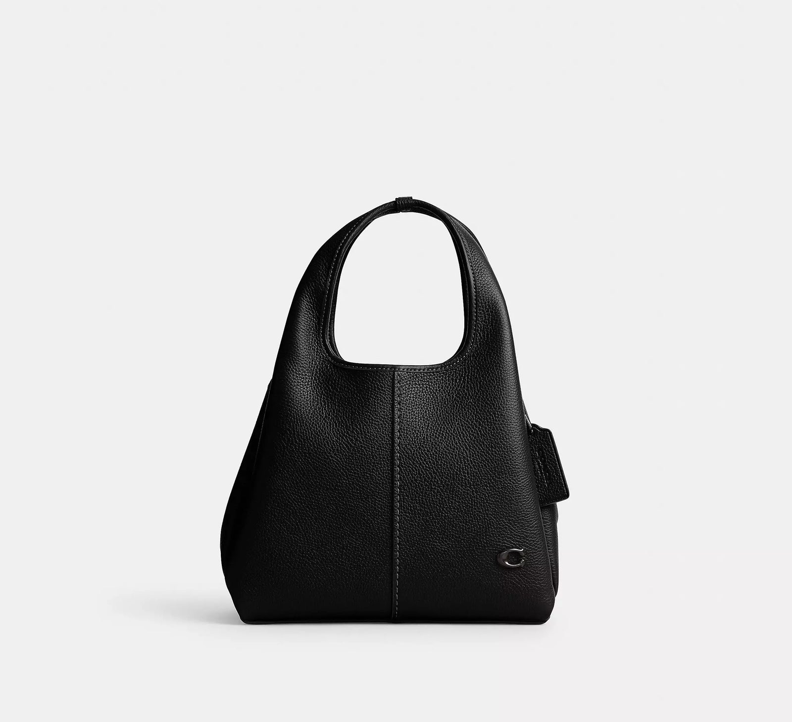 Coach Lana Shoulder Bag 23 - Black/Pewter/Polished Pebble Leather