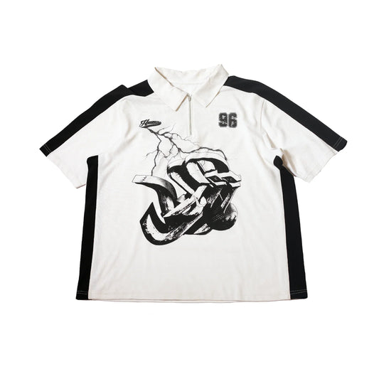 Shreyas Iyer x HUEMN 'Fiyer' T-shirt (White)