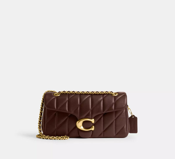 Coach Tabby Shoulder Bag 26 With Pillow Quilting - Maple/Brass/Smooth Leather