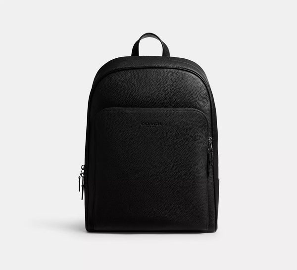 Coach Gotham Backpack In Signature Canvas - Black/Leather