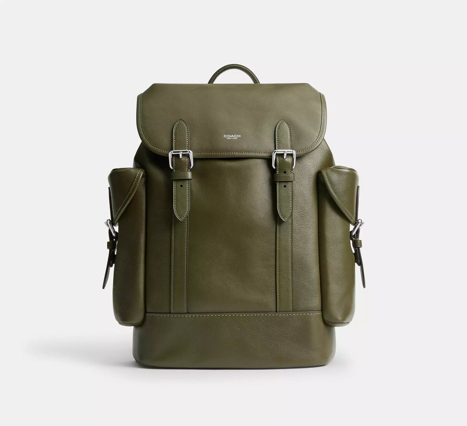 Coach Hitch Backpack - Olive/Smooth Leather