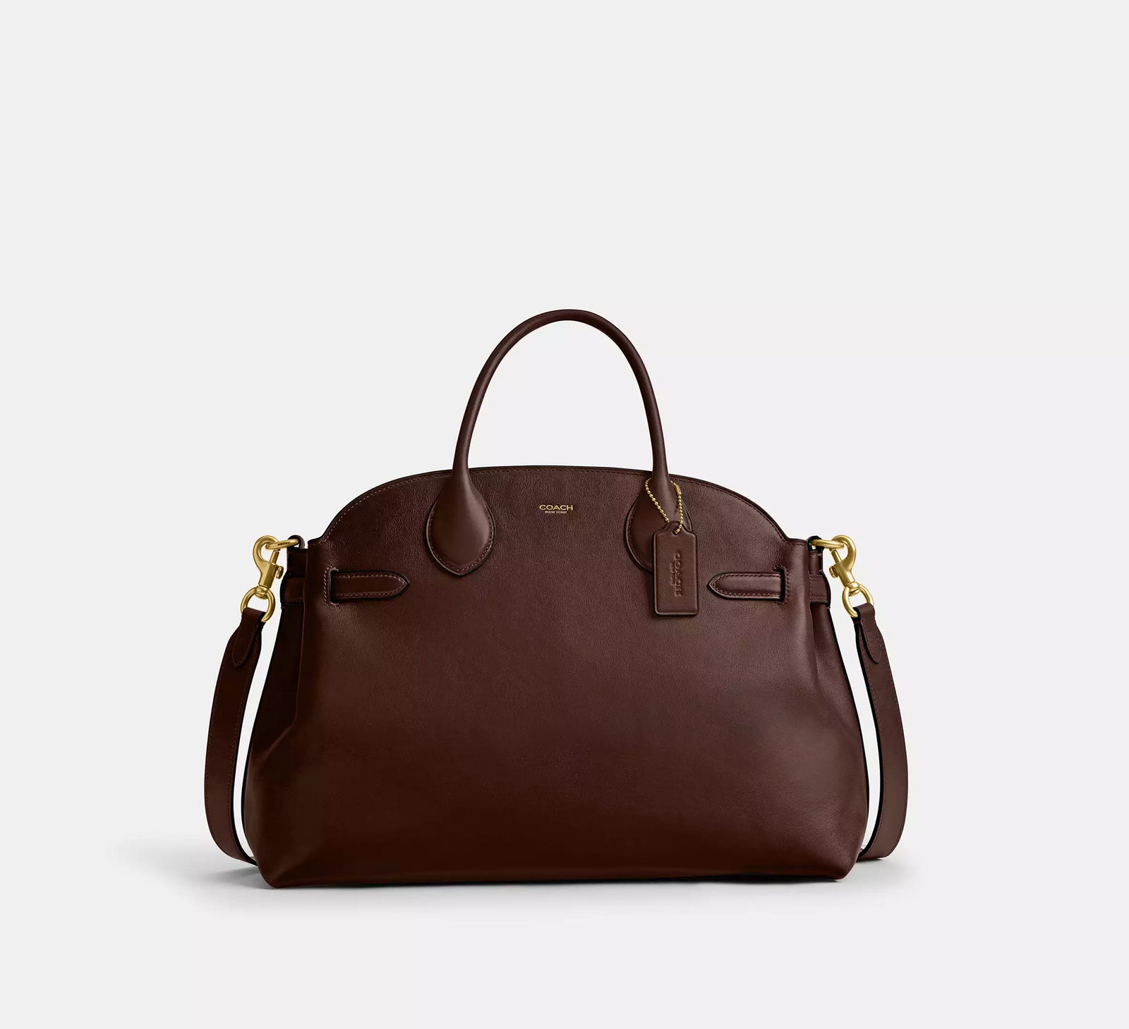 Coach Soft Empire Carryall Bag 40 - Maple/Brass/Smooth Leather