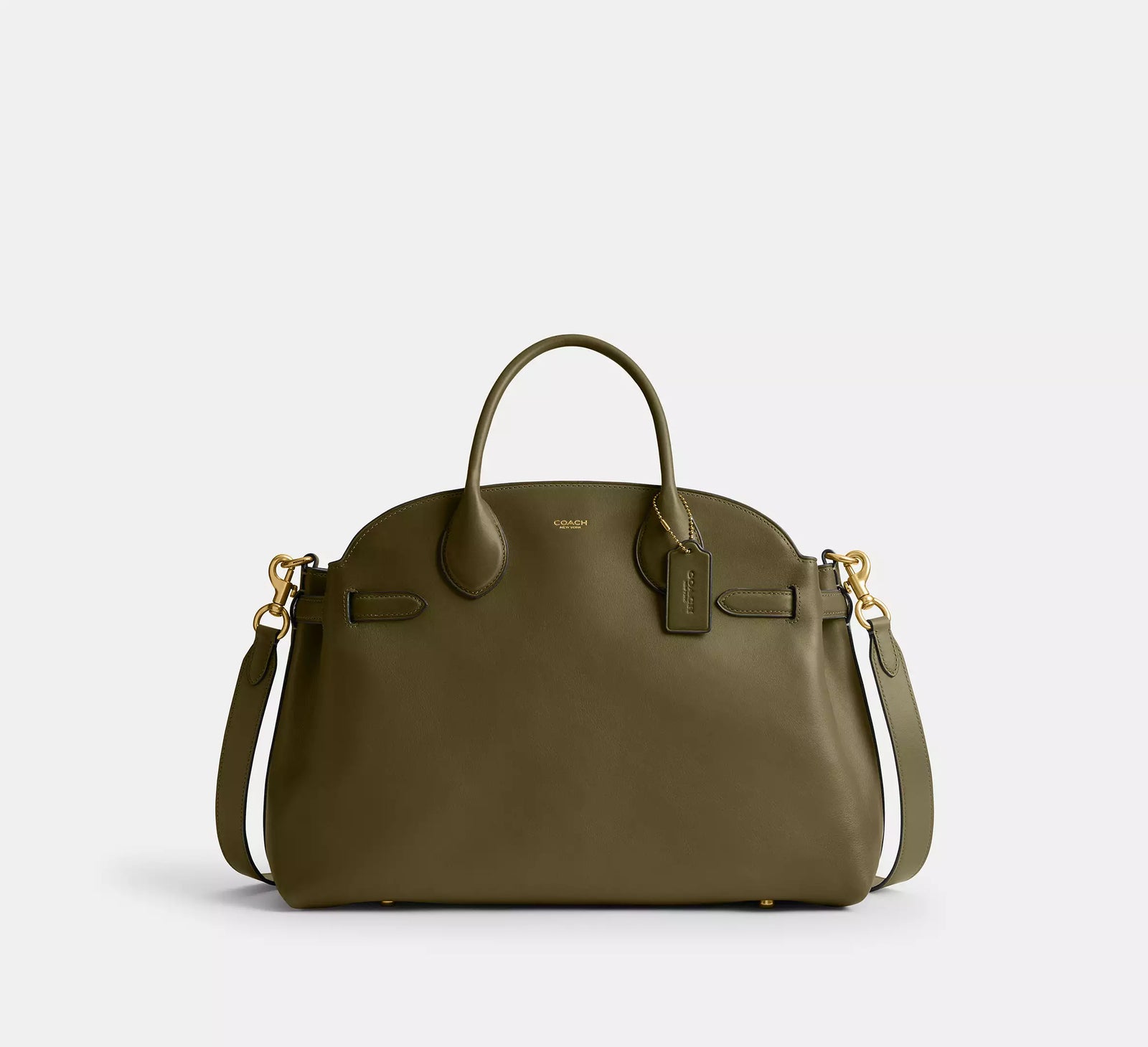Coach Soft Empire Carryall Bag 40 - Olive/Brass/Smooth Leather