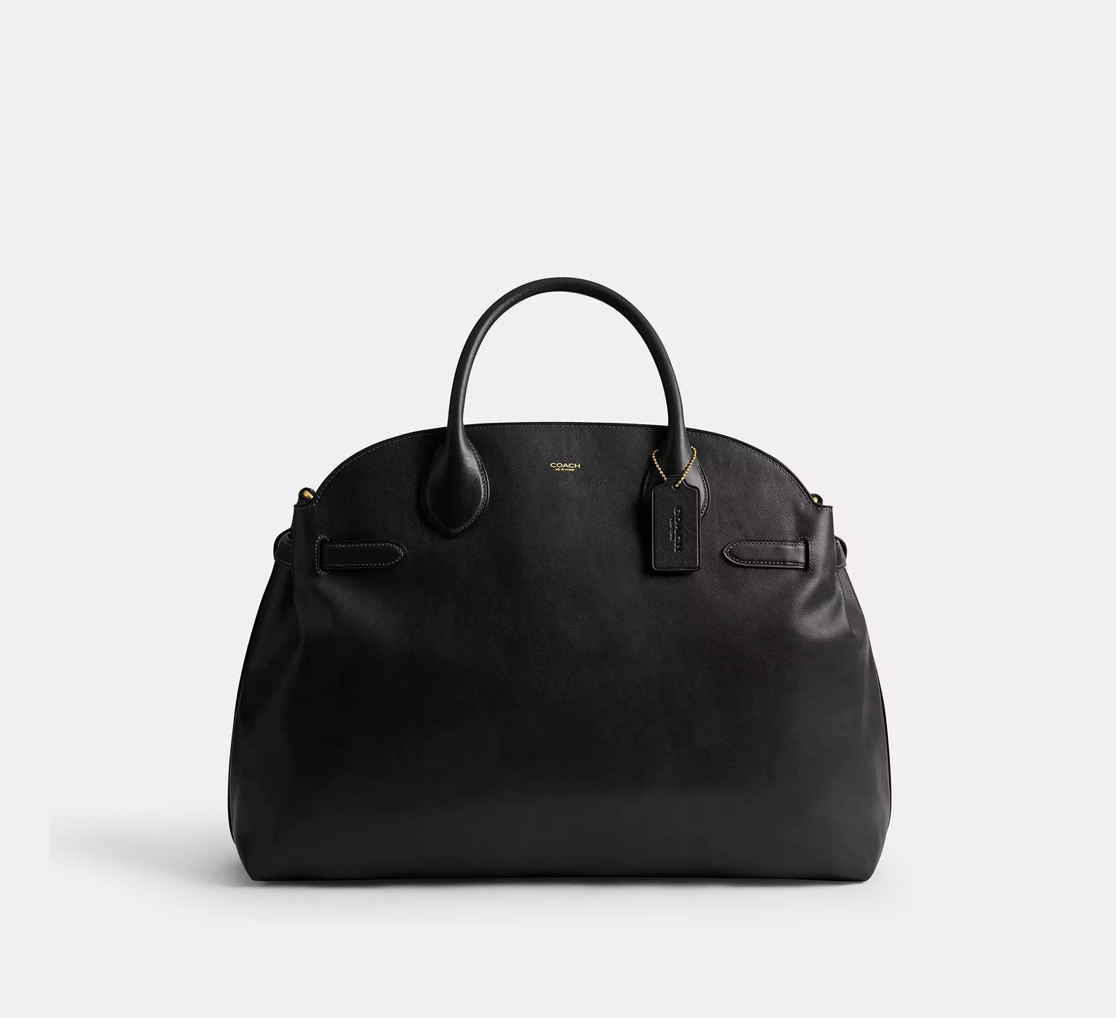 Coach Soft Empire Carryall Bag 48 - Black/Brass/Smooth Leather