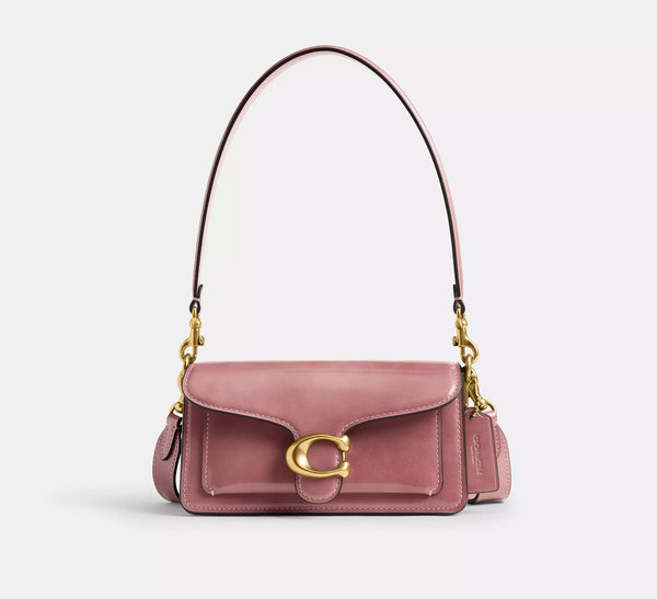 Coach Tabby Shoulder Bag 20 - Peony/Brass/Smooth Leather