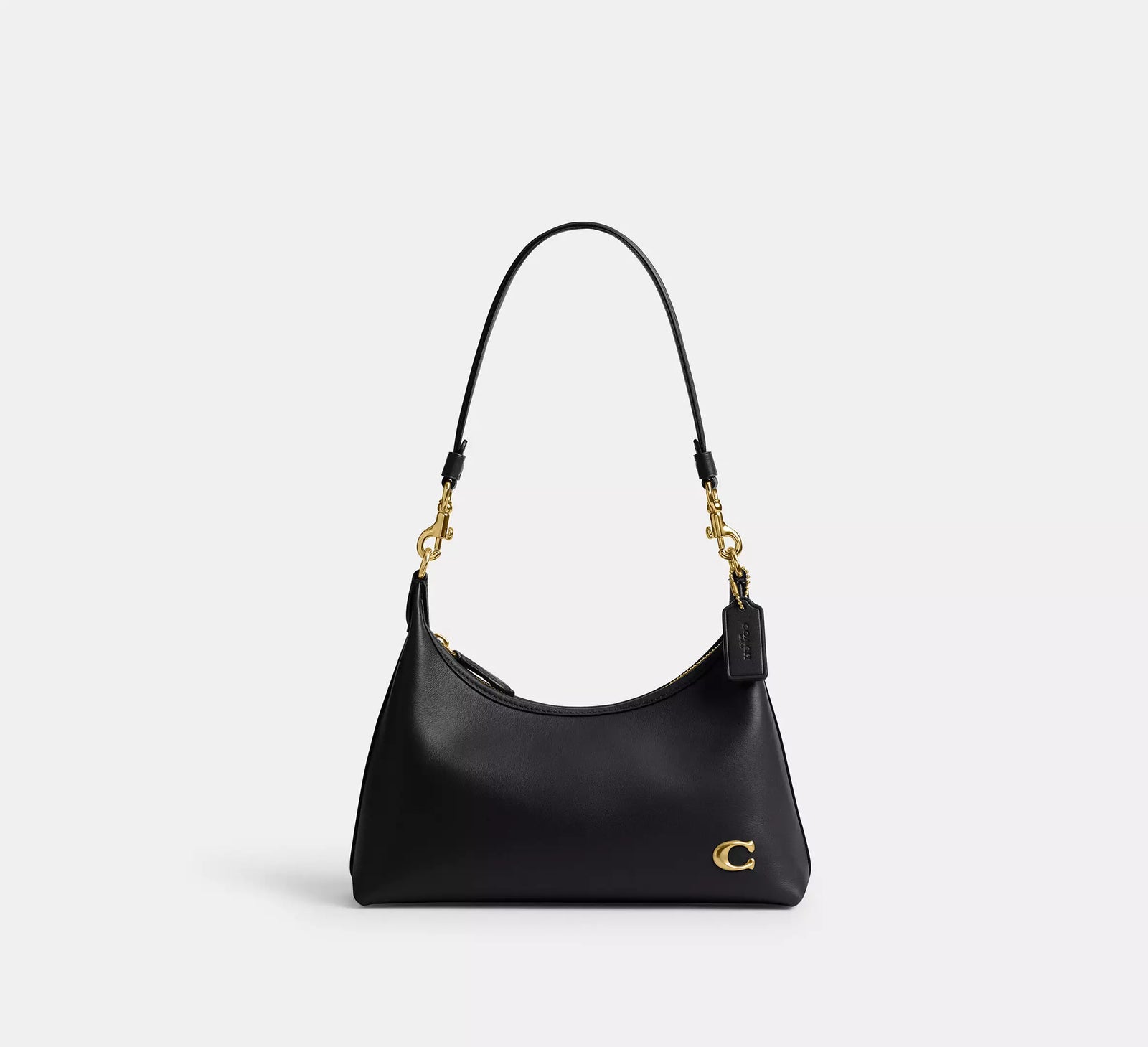 Coach Juliet Shoulder Bag 25 - Black/Brass/Smooth Leather