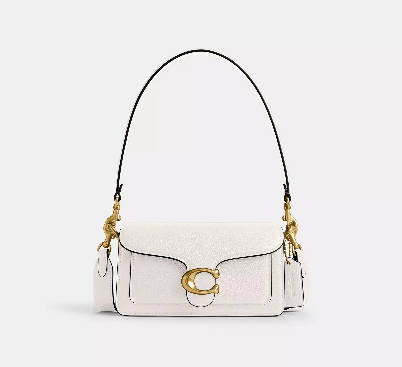 Coach Tabby Shoulder Bag 20 - Chalk/Brass