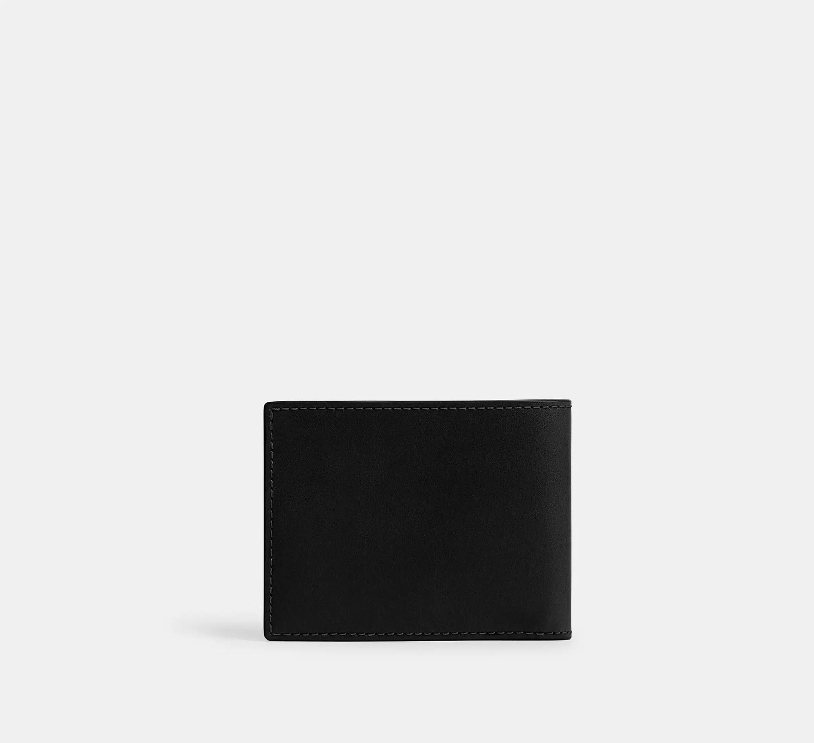 Coach Slim Billfold Wallet - Black/Smooth Leather