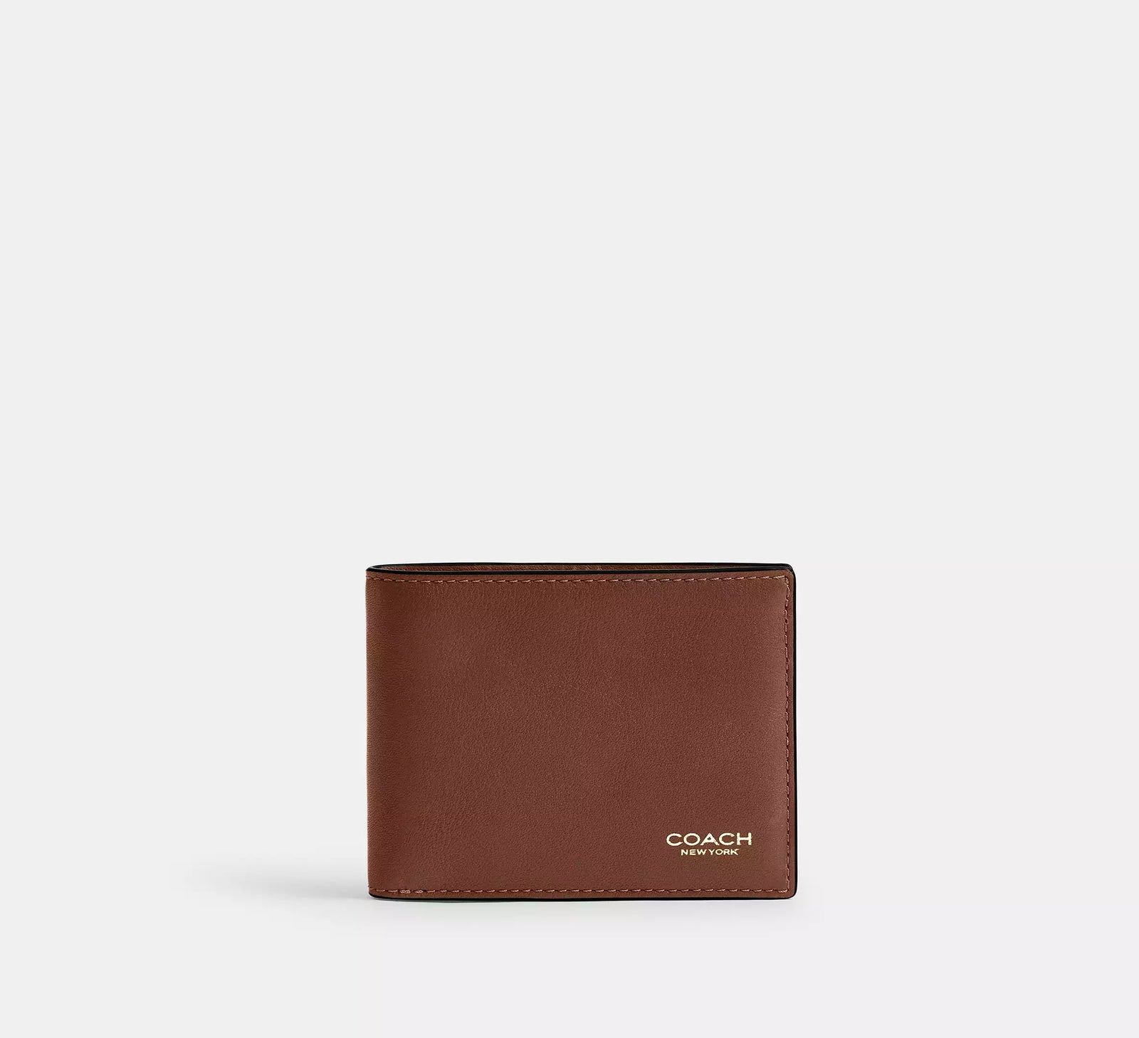 Coach Slim Billfold Wallet - Redwood/Smooth Leather